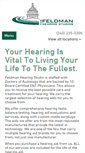 Mobile Screenshot of feldmanhearingaids.com